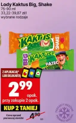 Delikatesy Centrum Lody Kaktus Big, Shake 75-90ml Delikatesy Centrum oferta