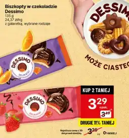 Delikatesy Centrum Biszkopty w czekoladzie Dessimo 135g oferta