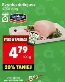Delikatesy Centrum Szynka deliciusz 100g Handerek oferta