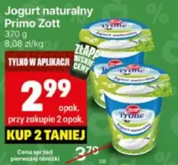 Delikatesy Centrum Jogurt naturalny Primo Zott 370g oferta