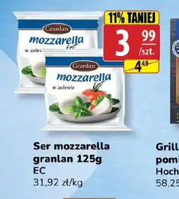 API MARKET Ser mozzarella granlan oferta