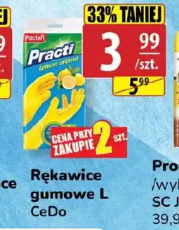 API MARKET Rękawice gumowe L CeDo oferta