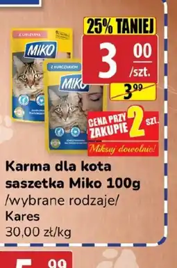 API MARKET Karma dla kota saszetka Miko Kares oferta
