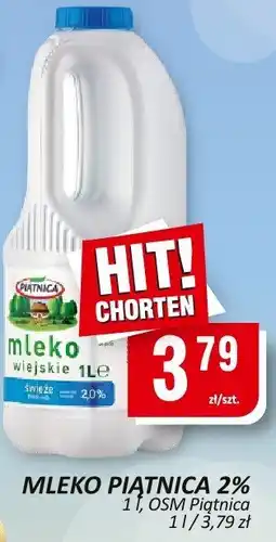 Chorten Mleko Piątnica 2% 1l OSM Piątnica oferta