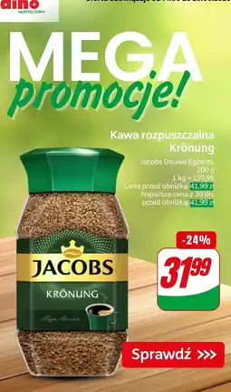 Dino Kawa rozpuszczalna Jacobs Krönung 200g Jacobs Douwe Egberts oferta