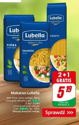Dino Makaron Lubella spaghetti 400g oferta