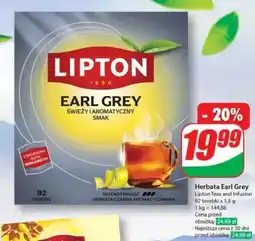 Dino Herbata Earl Grey 92 torebki Lipton oferta