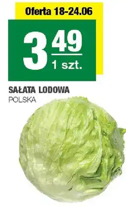 Spar Sałata lodowa 1 szt. Polska oferta