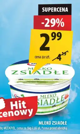 Arhelan Mleko zsiadłe Mlekpol 380g oferta