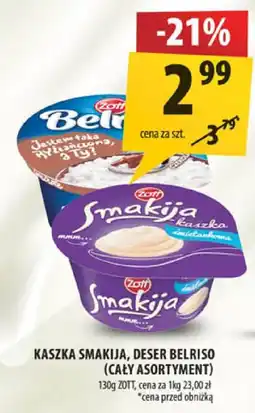 Arhelan Kaszka Smakija deser Belriso 130g Zott oferta