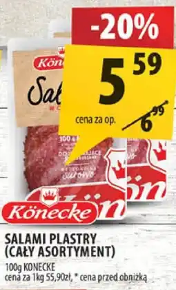 Arhelan Salami plastry 100g Könecke oferta