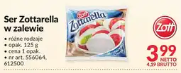 Makro Ser Zottarella w zalewie 125g oferta