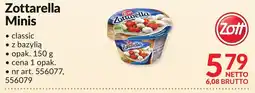 Makro Zottarella Minis 150g oferta