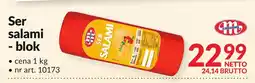 Makro Ser salami blok 1kg Mlekovita oferta