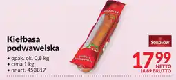 Makro Kiełbasa podwawelska Sokołów 0,8kg oferta