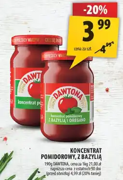 Arhelan Koncentrat pomidorowy z bazylią 190g Dawtona oferta