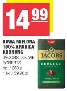 Spar Kawa mielona 100% Arabica Kronung Jacobs Douwe Egberts oferta