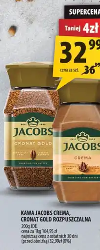 Arhelan Kawa Jacobs Crema, Cronat Gold rozpuszczalna 200g oferta