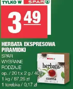 Spar Herbata ekspresowa piramidki Spar oferta