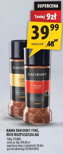 Arhelan Kawa Davidoff Fine, Rich rozpuszczalna 100g oferta