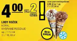 Spar Lody rożek Koral oferta