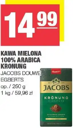 Spar Kawa mielona 100% arabica 250 g Jacobs Douwe Egberts oferta