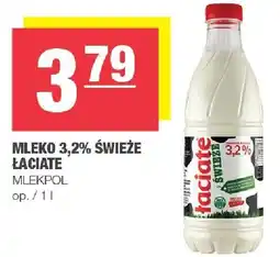 Spar Mleko 3,2% świeże 1 l Mlekpol oferta