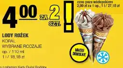 Spar Lody Rożek wybrane rodzaje Koral oferta