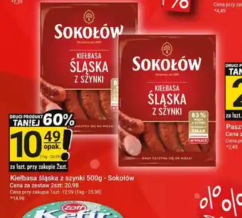 Hitpol Kiełbasa śląska z szynki Sokołów oferta