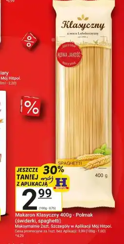 Hitpol Makaron Klasyczny Polmak oferta