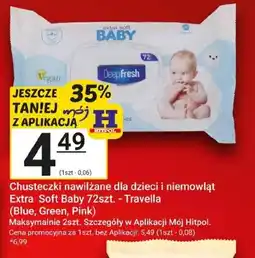 Hitpol Chusteczki nawilżane dla dzieci i niemowląt Extra Soft Baby oferta