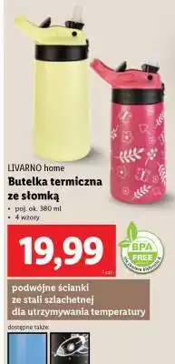 Lidl Butelka termiczna ze słomką oferta