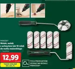 Lidl Wałek, wałek z uchwytem lub 10 rolek do wałka malarskiego oferta