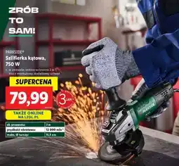 Lidl szlifierka kątowa Parkside oferta