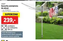 Lidl Vileda Suszarka zewnętrzna do ubrań oferta
