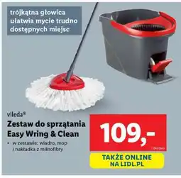 Lidl Zestaw do sprzątania Easy Wring & Clean oferta