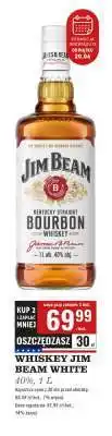 Biedronka WHISKEY JIM BEAM WHITE 40%, 1 L oferta