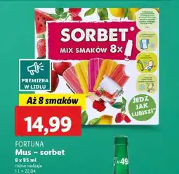 Lidl FORTUNA Mus – sorbet oferta
