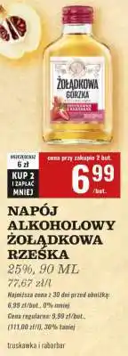 Biedronka NAPÓJ ALKOHOLOWY ŻOŁĄDKOWA RZEŚKA oferta