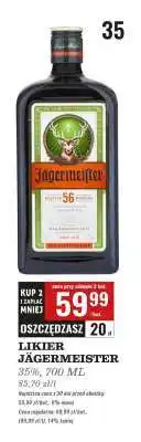 Biedronka Likier Jägermeister oferta