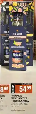 Biedronka WÓDKA FINLANDIA + SZKLANKA oferta