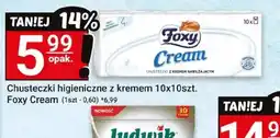 Chusteczki higieniczne z kremem Foxy Cream