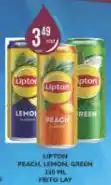 Kropla Lipton Ice Tea Peach 330ML oferta