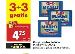 Biedronka Masło ekstra Mlekovita Polskie oferta