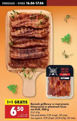 Biedronka Boczek grillowy w marynacie klasycznej Czas Na Grill oferta