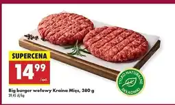 Biedronka Big burger wołowy Kraina Mięs oferta