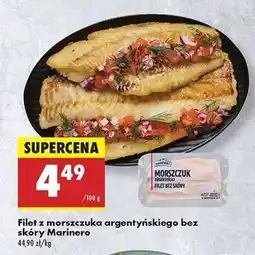Biedronka Morszczuk argentyński filet bez skóry Marinero oferta