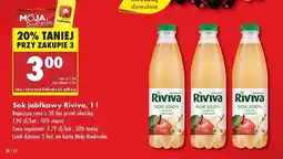 Biedronka Sok jabłkowy Riviva oferta