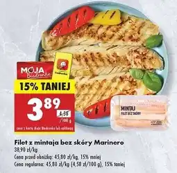 Biedronka Filet z mintaja bez skóry Marinero oferta