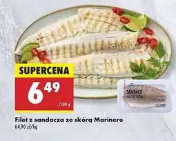 Biedronka Filet z sandacza ze skórą Marinero oferta